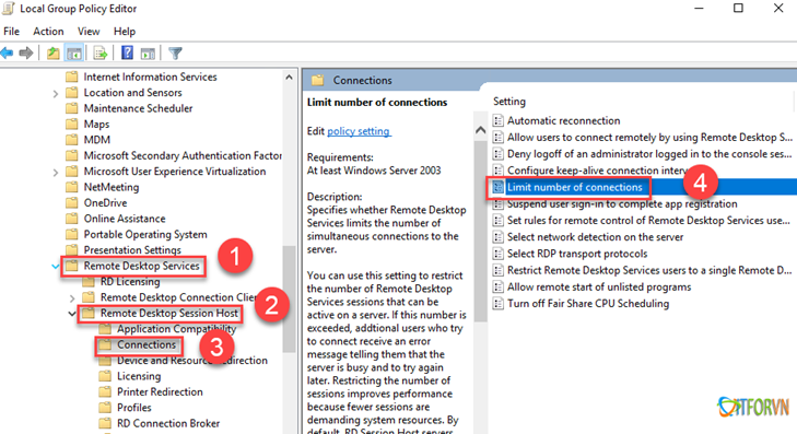 ARROWTRAN.COM 112020_0831_Hngdncuh12 Cấu hình cho phép nhiều User cùng Remote Desktop vào Windows Sever 2016 Allow Multiple Remote Desktop  